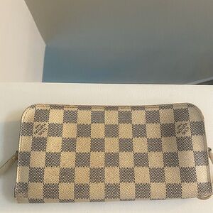 Authentic Louis Vuitton Damien Azur Snap long Wallet